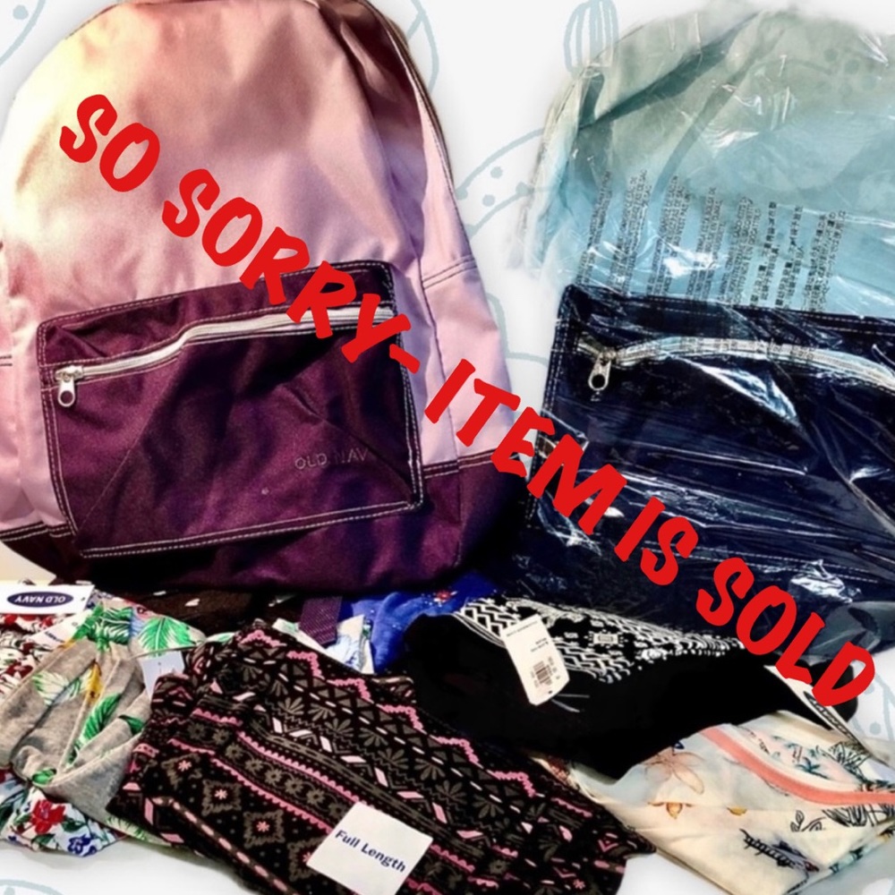 🎉SOLD🎉🎉🎉Old Navy Girls Clothes & two backpacks